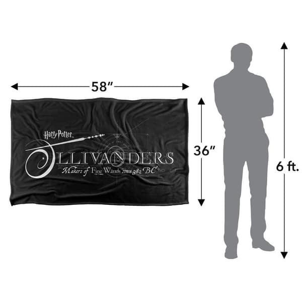 Harry Potter Ollivanders Wand Makers Blanket