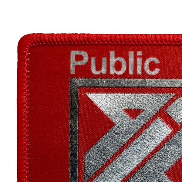 PIL (Public Image Ltd) Woven Brushed Text Logo Patch