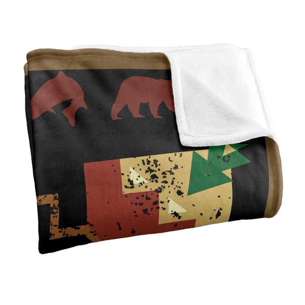JQ Licensing 2 Silky Moose Supersoft Blanket