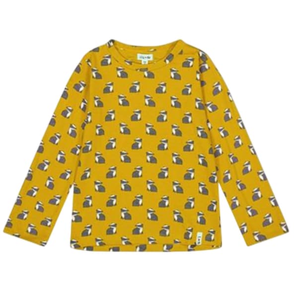 Lilly & Sid Barn/Barn Grävlingsränder Långärmad T-shirt (2-pack)