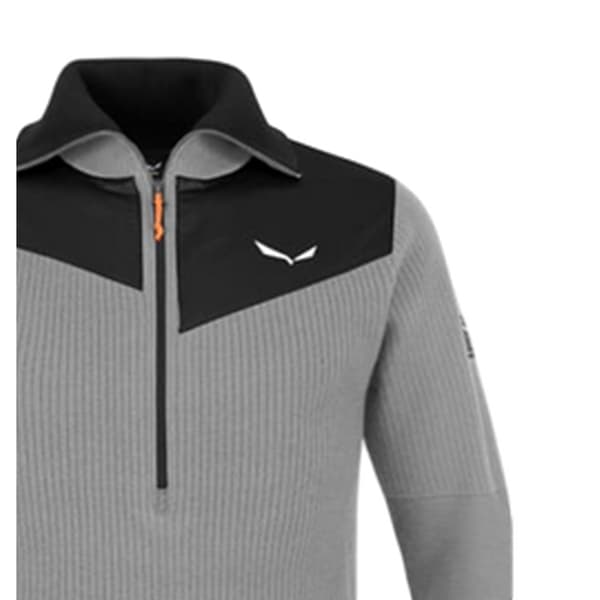 Salewa Herr Zip Neck Slim Fleecetröja