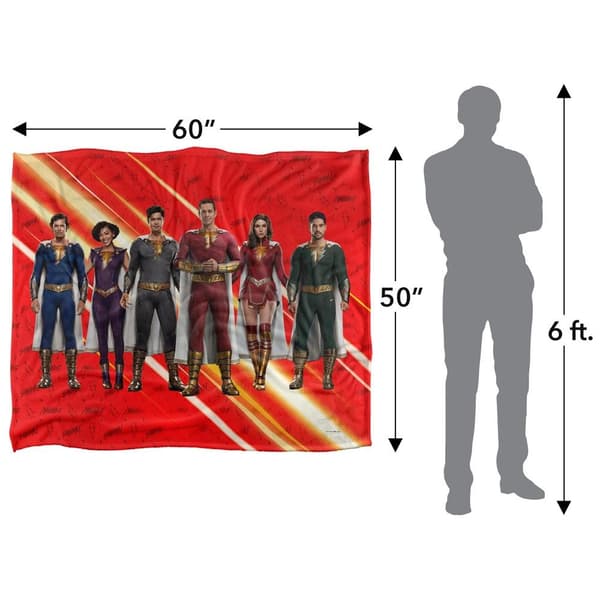 Shazam Line Up Blanket