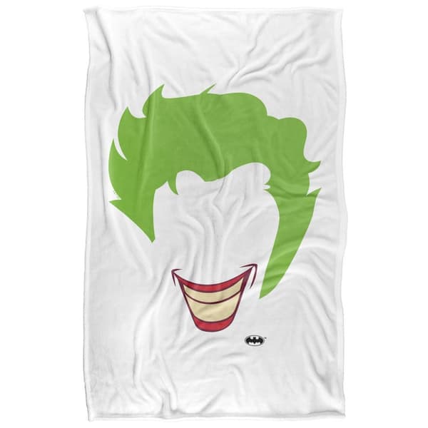 The Joker Large Face Supersoft Blanket