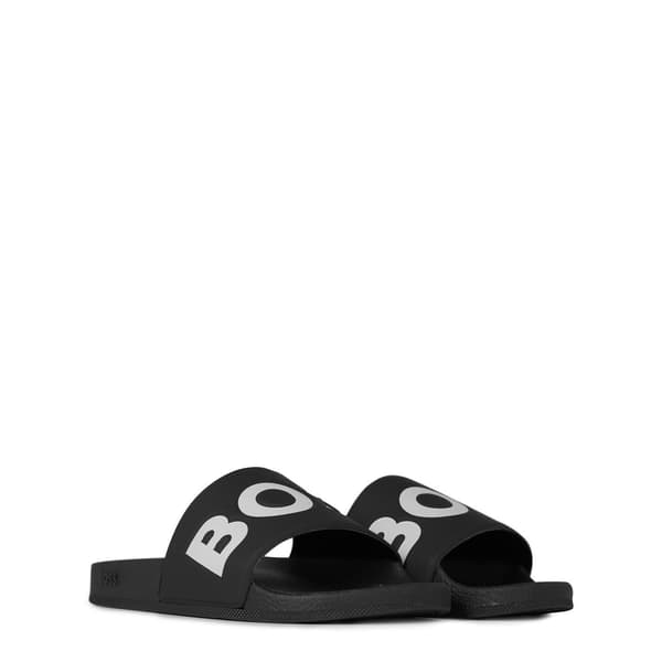 Boss Mens Aryeh Logo Rubber Sliders
