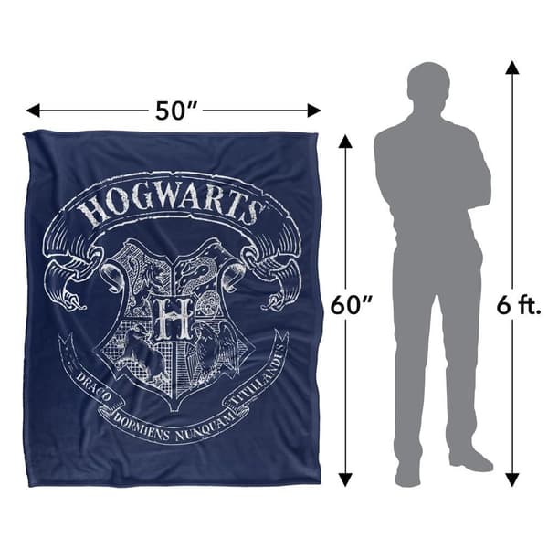 Harry Potter Hogwarts Crest Soft Touch Blanket