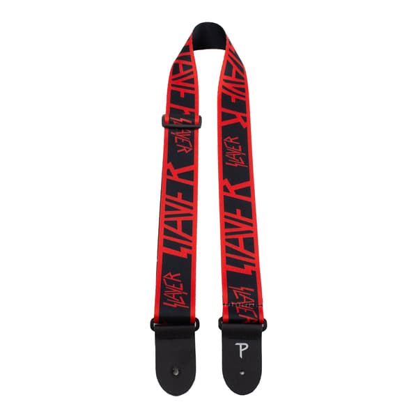 Slayer Läderlogga Gitarrrem