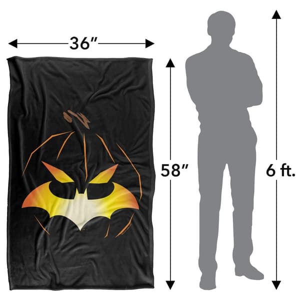 Batman Jack-O-Bat Printed Soft Touch Blanket