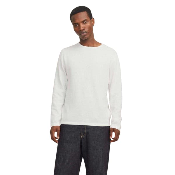 Jack And Jones Mens Flat Knit Crew Neck Pullover