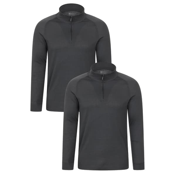 Mountain Warehouse Talus underställströja för män (2-pack)