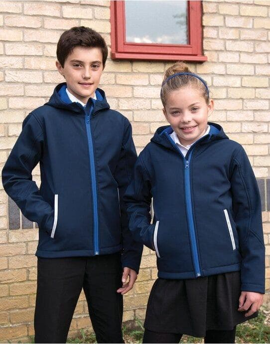 Result Core Kids Unisex Junior Hooded Softshell Jacket