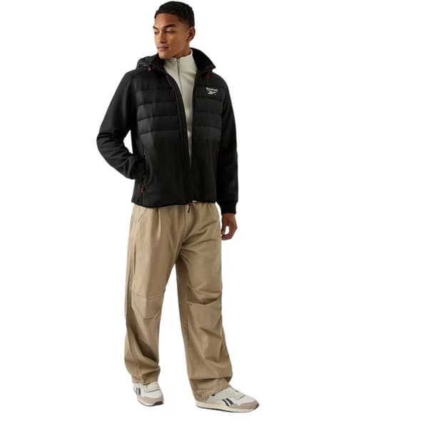 Reebok Mens Plain Ribbed Cuff Raincoat
