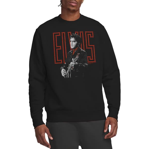 Elvis Presley Unisex Vuxen Röd Gitarrtröja