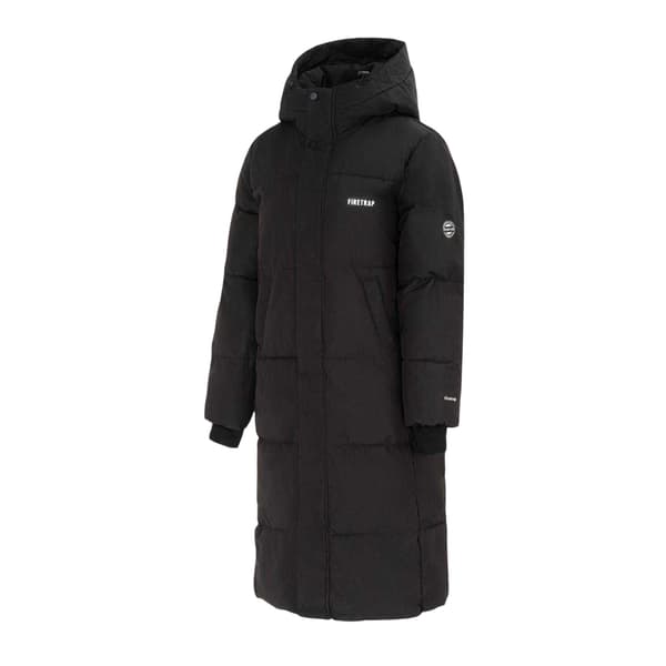 Firetrap Dam Lång Vadderad Jacka