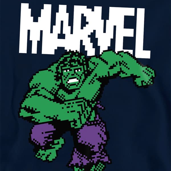 Marvel Childrens/Kids Hulk Pixel Pull Over Hoodie