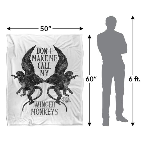 The Wizard Of Oz Monkey Soft Touch Blanket