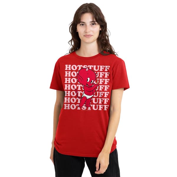 Hot Stuff Womens/Ladies Devil Snapping Fingers Devil Regular T-Shirt