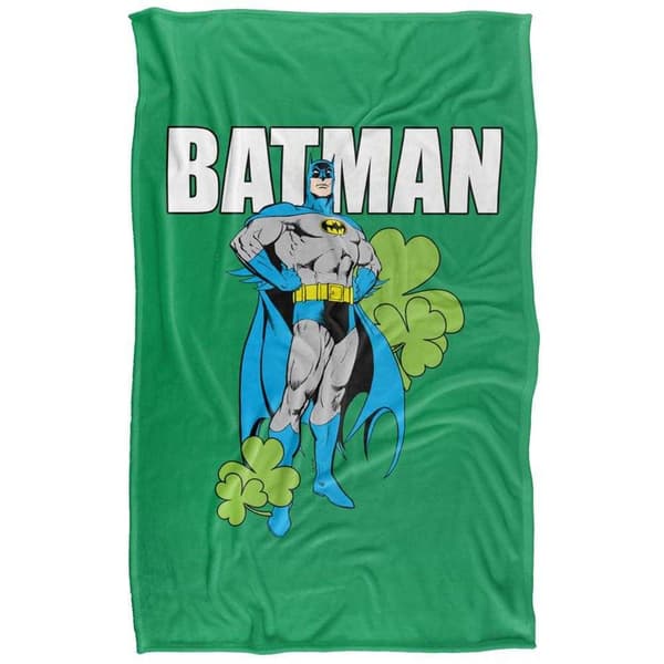 Batman Shamrock Soft Touch Blanket