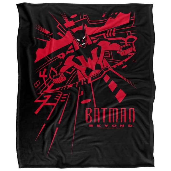 Batman Beyond At The Controls Soft Touch Blanket