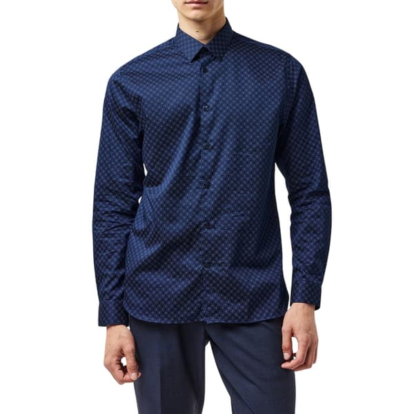 Ted Baker Herrskjorta Geometrisk Slim Formal