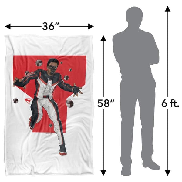 Superman Mr Terrific 2025 Soft Touch Blanket