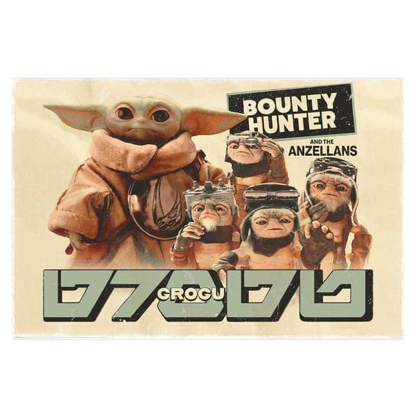 The Mandalorian & Grogu Bounty Hunter Poster