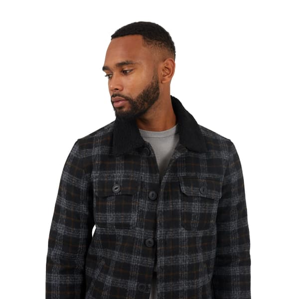 Brave Soul Mens Checked Jacket