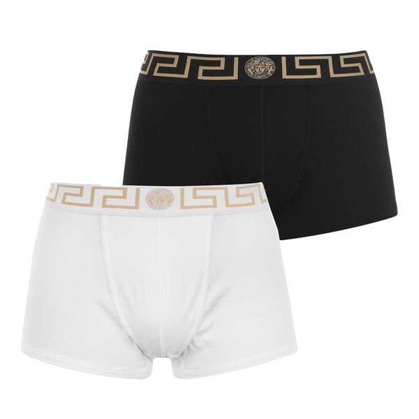 Versace Herr Greca Kalsonger i Bomull (2-pack)