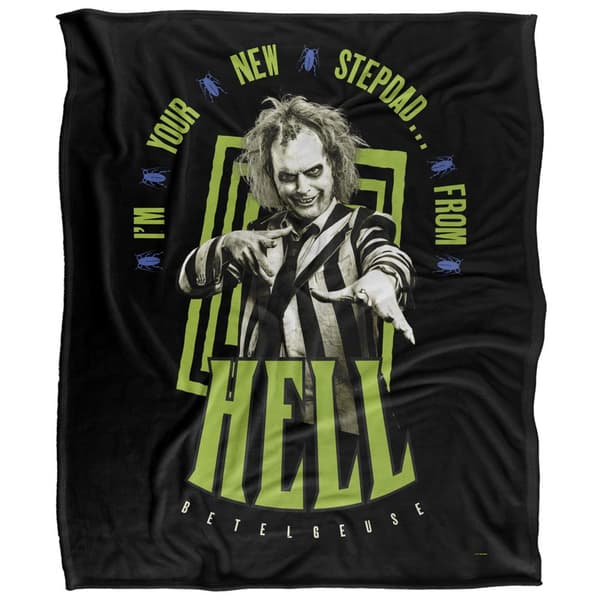 Beetlejuice Stepdad From Hell Blanket