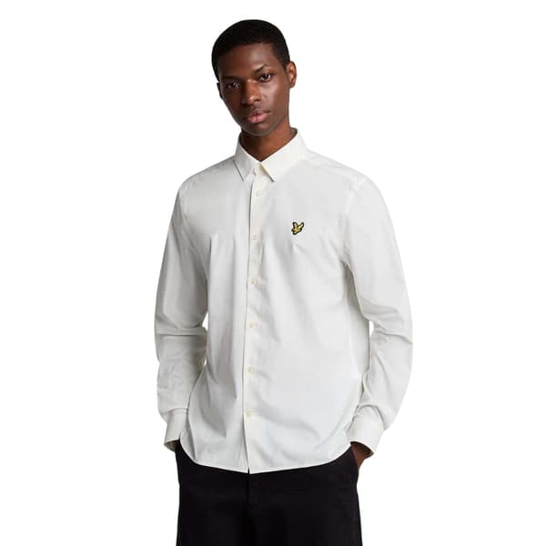 Lyle & Scott Långärmad Bambuskjorta för Herr