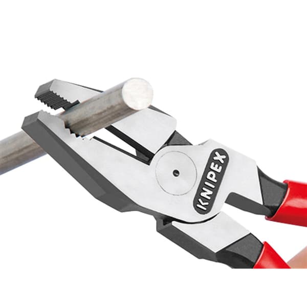 Knipex 02 01 Series High Leverage Combination Pliers, Plastic Coated Grip
