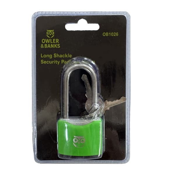 Owler & Banks Iron Long Shackle Padlock