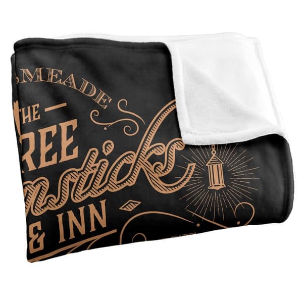 Harry Potter The Three Broomsticks Soft Touch Blanket
