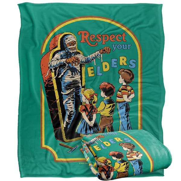 Steven Rhodes Respect Your Elders Soft Touch Blanket