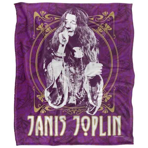 Janis Joplin Silky Framed Supersoft Peitto