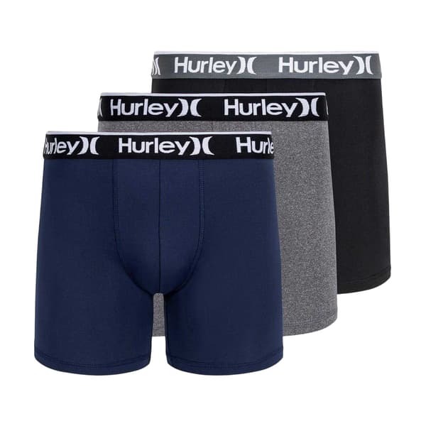 Hurley Herr Enfärgade Boxertrosor (3-pack)