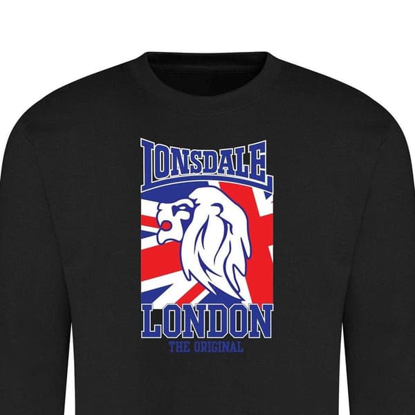 Lonsdale Unisex sweatshirt med logo til voksne