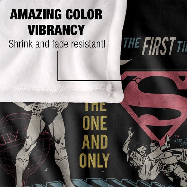 Superman Superhero Services Blanket