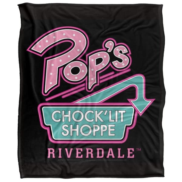 Riverdale Pop´s Chock´lit Shoppe Silky Supersoft Blanket