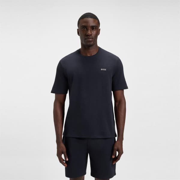 Boss Mens Waffle Knit Structured Pyjama Top