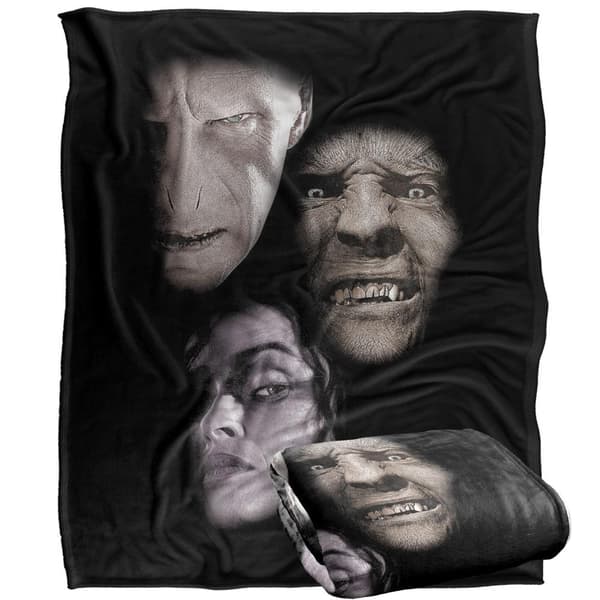 Harry Potter Group Shot Death Eater Blanket