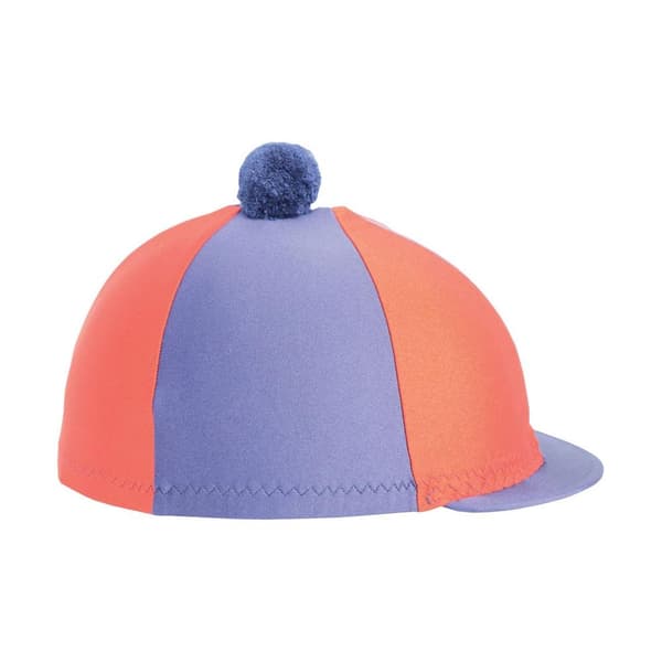 Hy Two Tone Lycra Hat Silk With Bobble