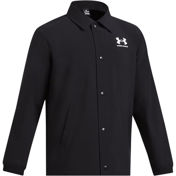 Under Armour Boys Woven Snap-Front Coach Jacket