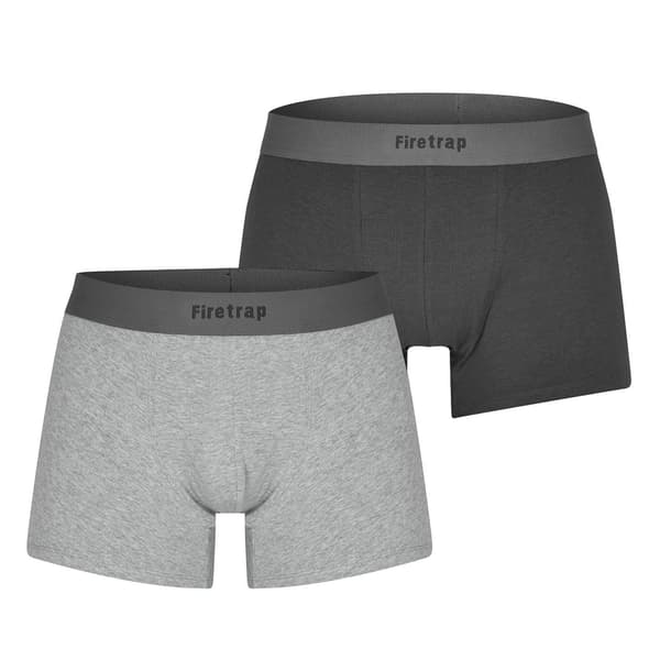 Firetrap Boxershorts med logotyp för män (2-pack)