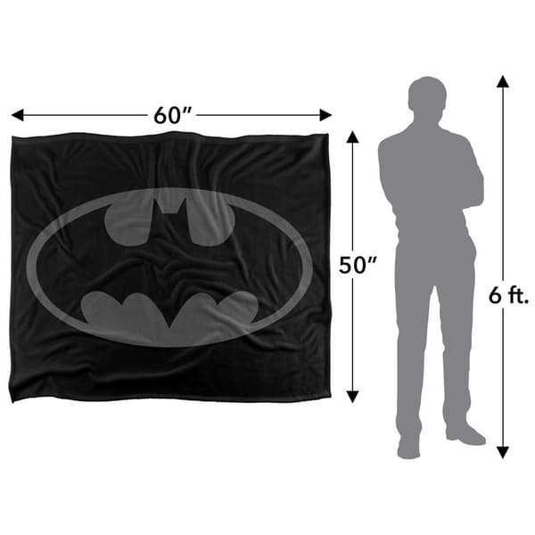 Batman Classic Logo Soft Touch Blanket