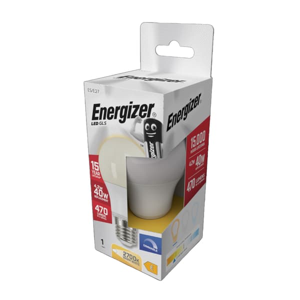 Energizer ES/E27 LED GLS-lampa