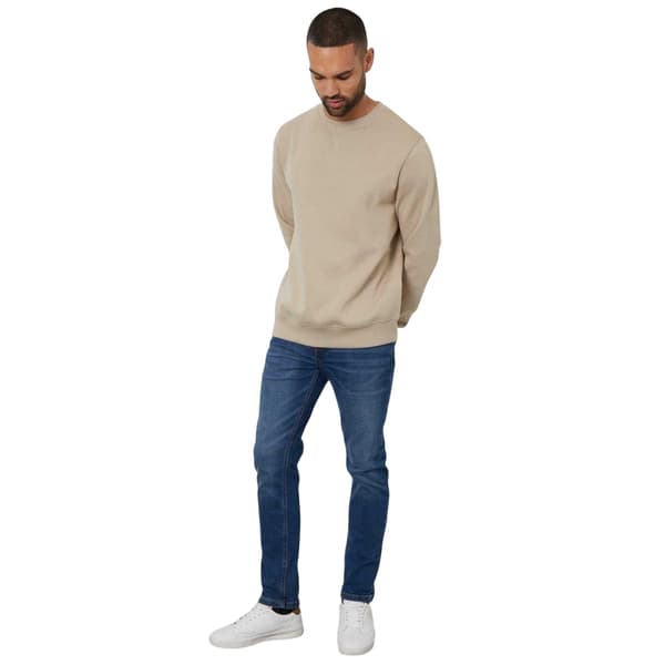 Threadbare Mens Crew Neck Regular Long-Sleeved Sweatshirt