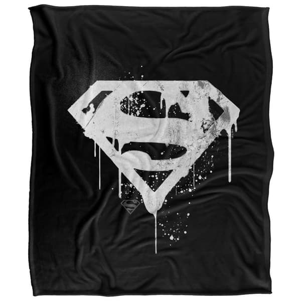 Superman Graffiti Logo Blanket