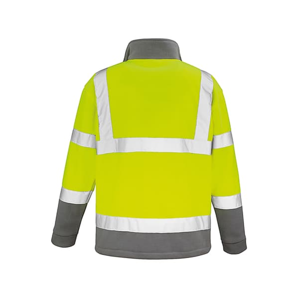 Result Miesten Hi-Vis Microfleece Turvatakki