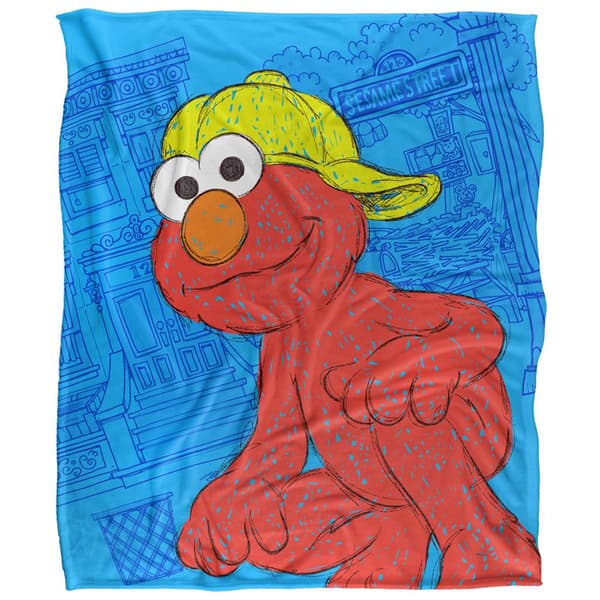 Seesamikatu kaduilla Elmo-peitto