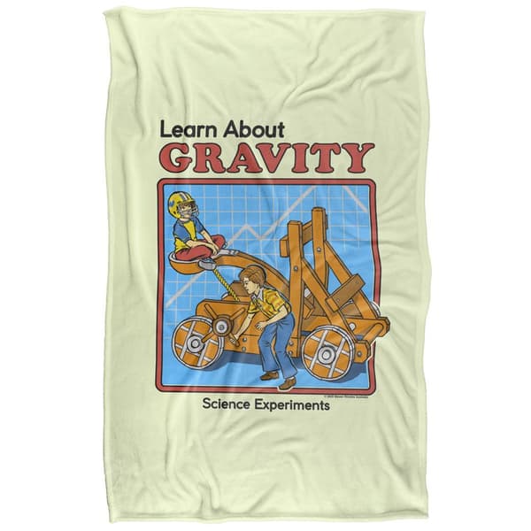 Steven Rhodes Learn About Gravity Soft Touch Blanket